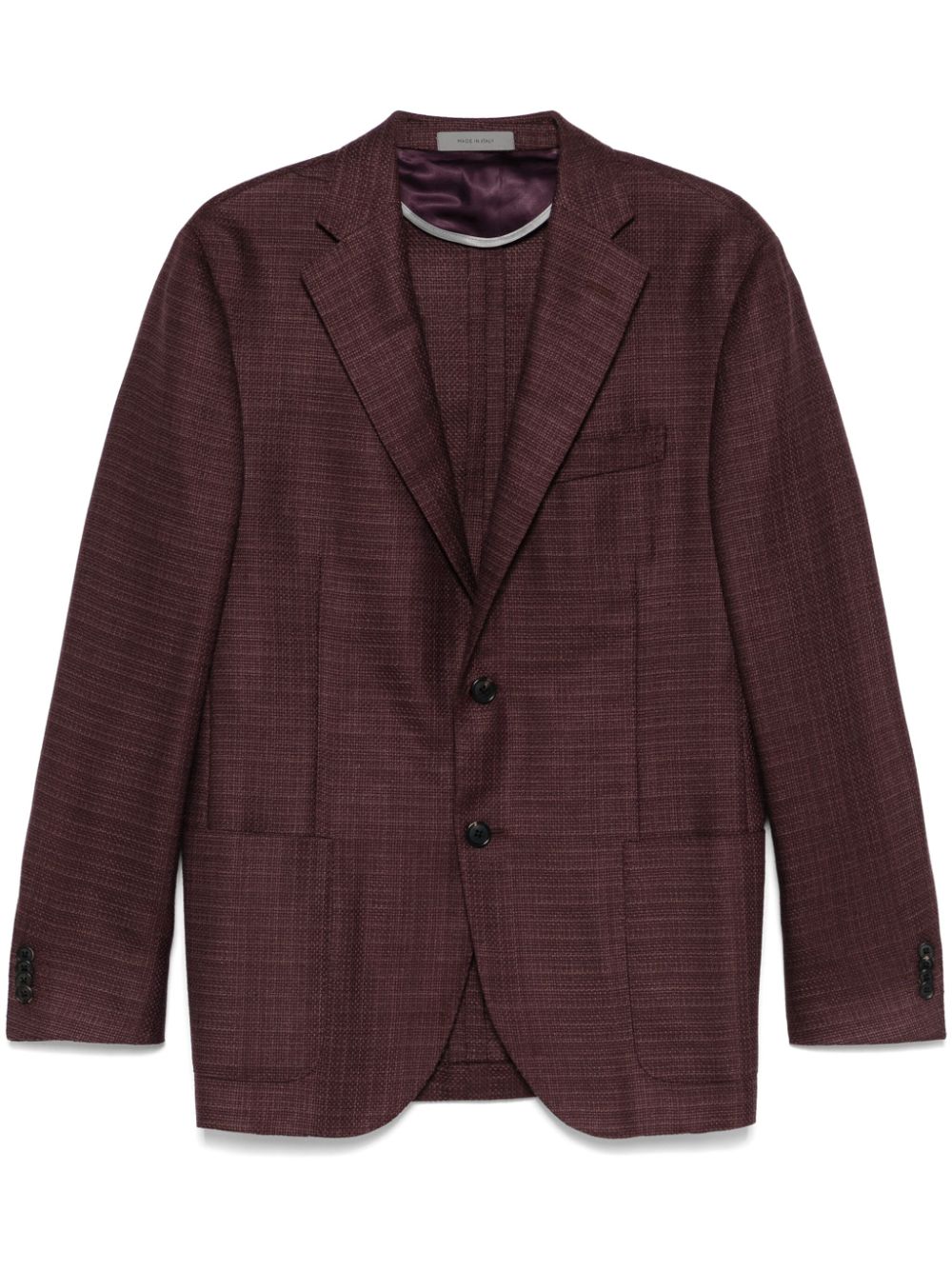 Corneliani Blazer met enkele rij knopen Rood