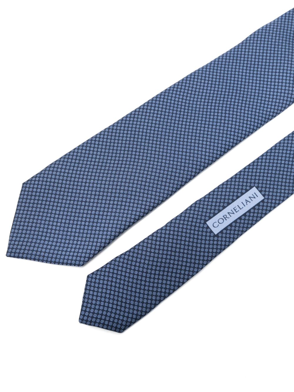 Corneliani silk tie - Blauw