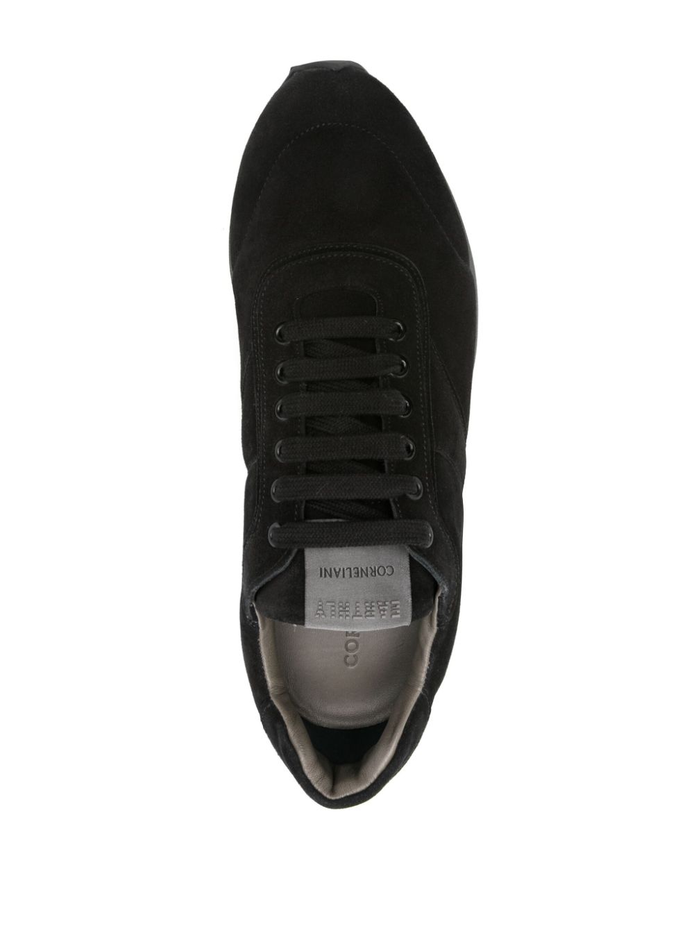 Corneliani Sneakers met logopatch Zwart