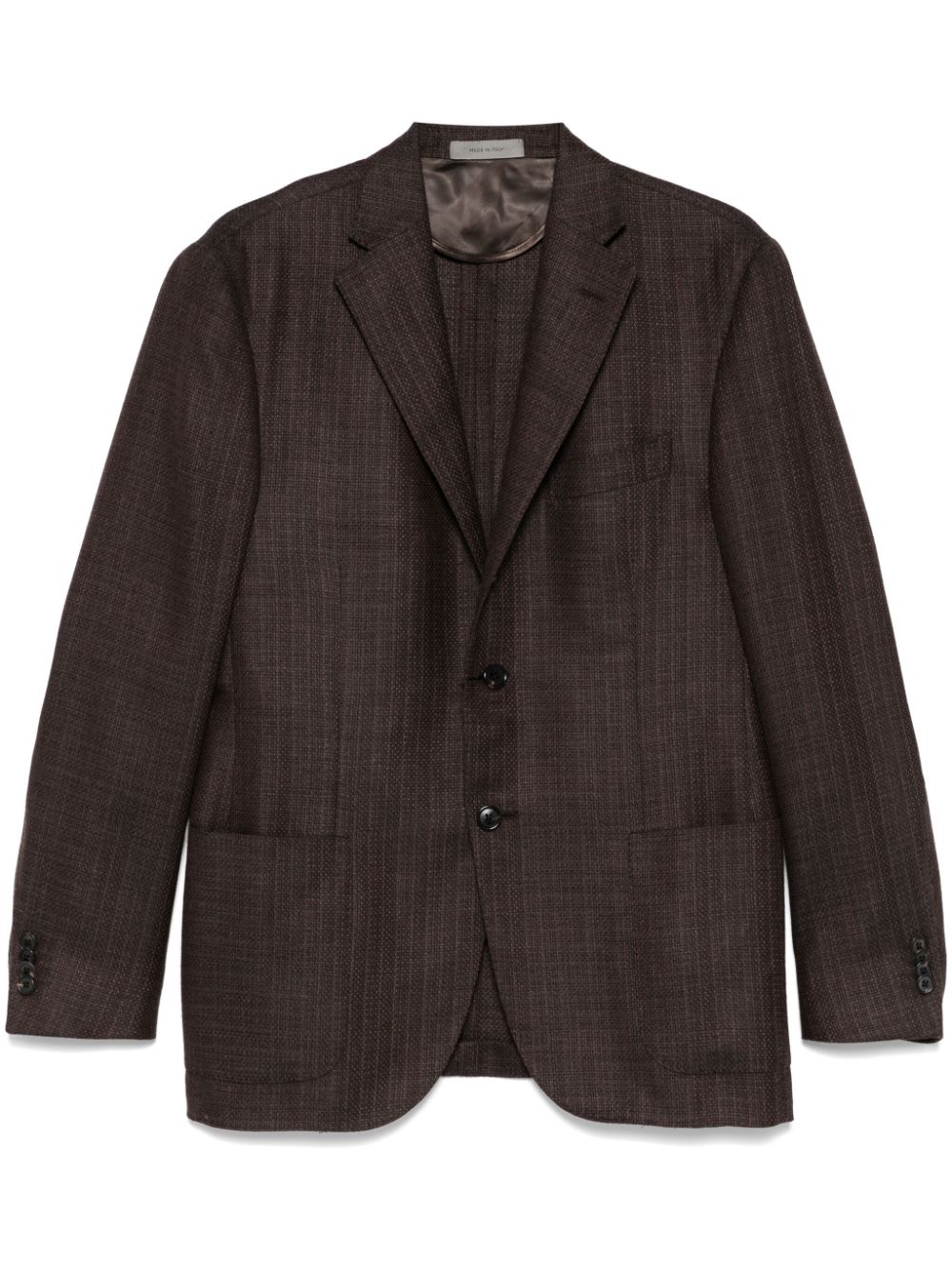 Corneliani Blazer met enkele rij knopen Bruin