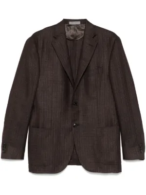 Comme Des Garçons Homme Deux ストライプ パッチワーク ジャケット