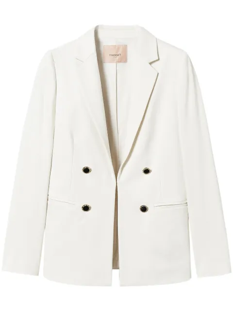 TWINSET jewelled-buttons double-breasted blazer