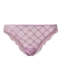 TWINSET lace-trimmed briefs - Purple
