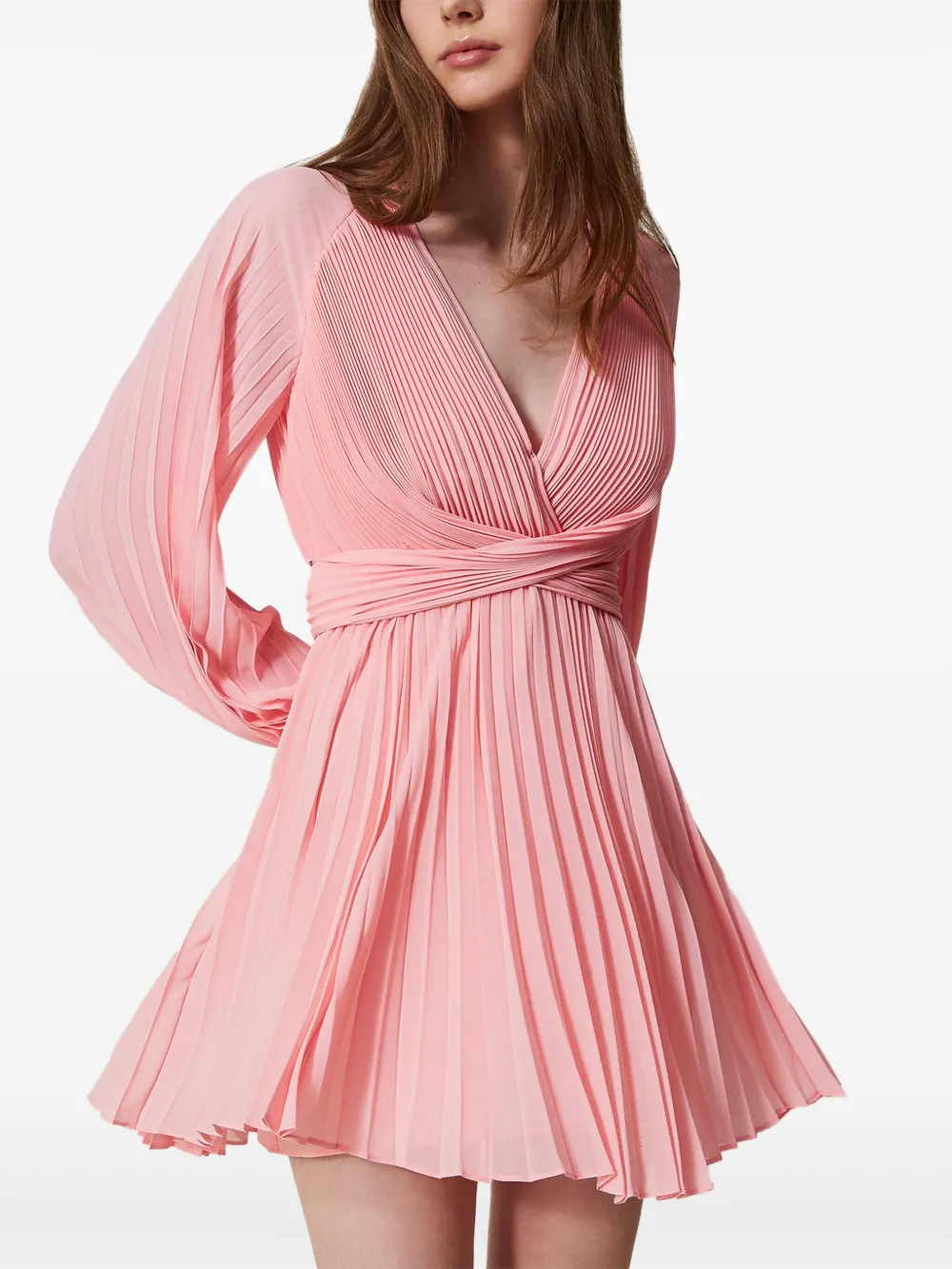 TWINSET pleated dress - Roze