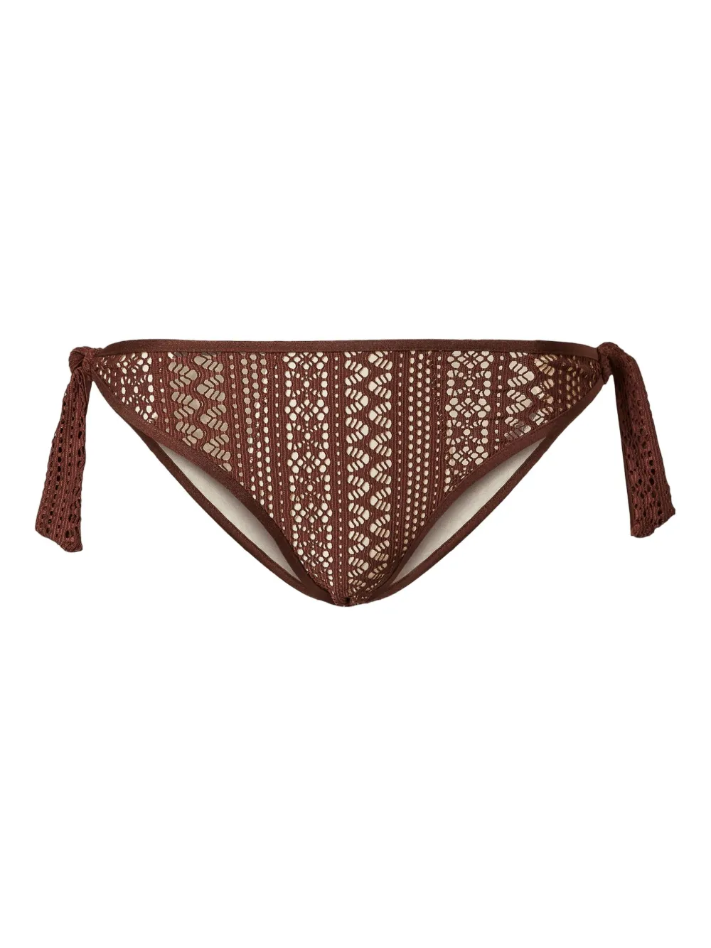TWINSET Gehaakte bikinislip Bruin