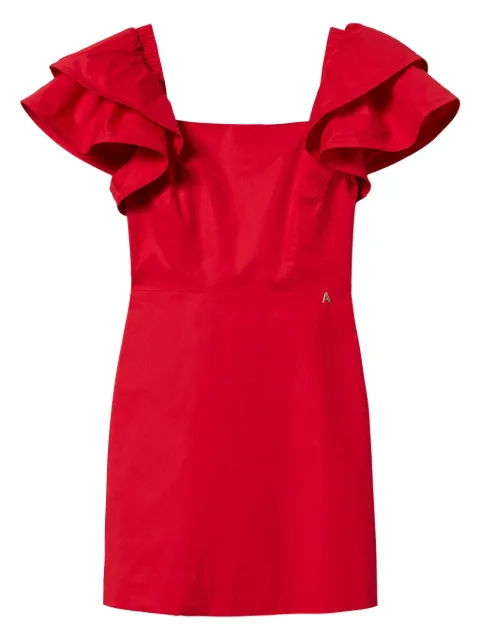 TWINSET flounce-sleeves mini dress