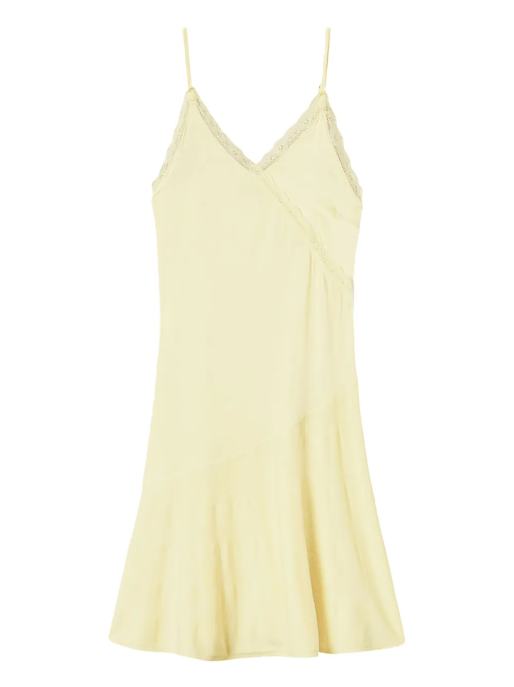 TWINSET Jurk met kant Geel