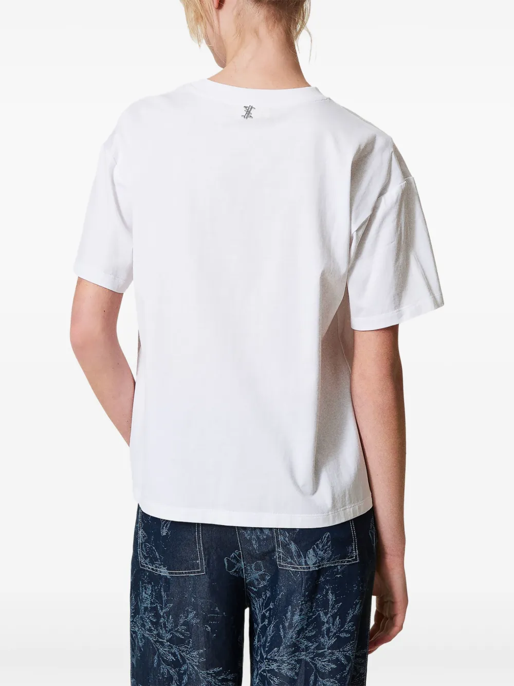 TWINSET x Myfo T-shirt met grafische print Wit