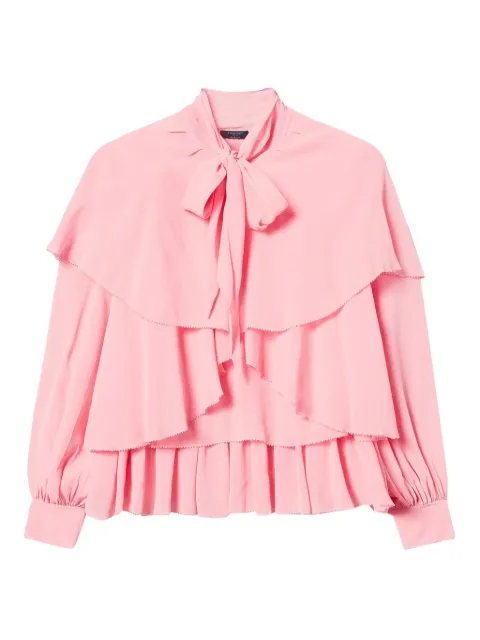 TWINSET flounce-design blouse 