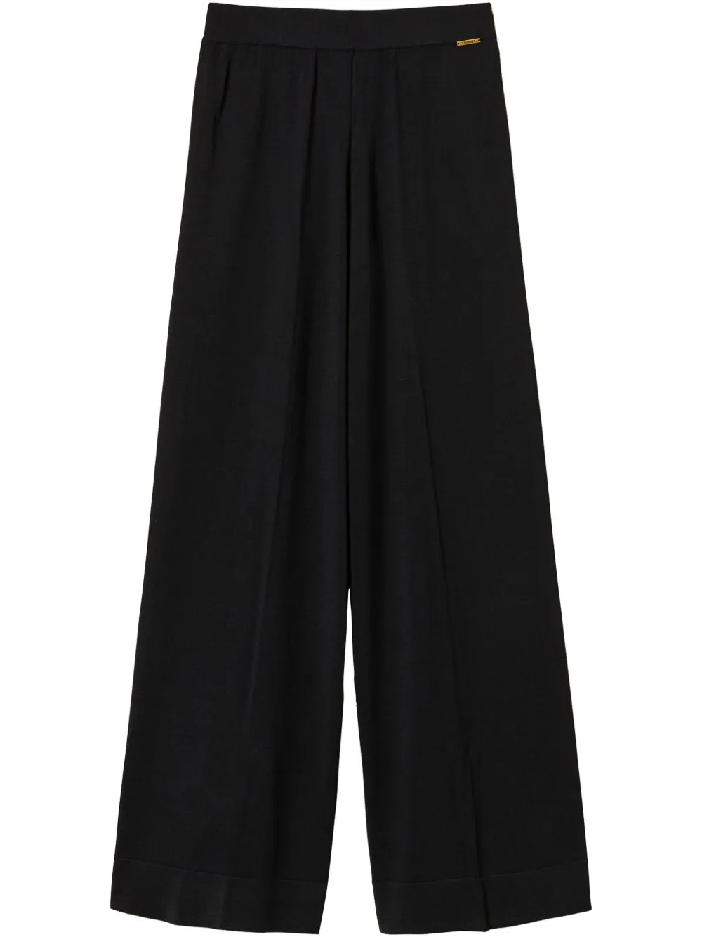 TWINSET Calça com detalhe de pregas | Preto | Image 1