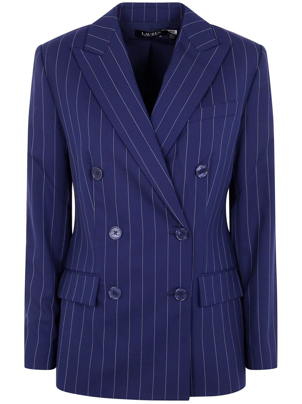 pinstriped blazer