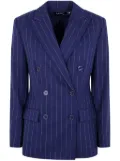 Lauren Ralph Lauren pinstriped blazer - Blue