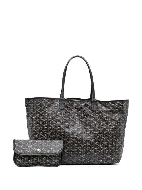Goyard Pre Owned 2011 2019 Goyardine Saint Louis PM Tote Bag Black FARFETCH UK