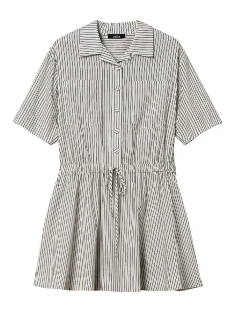 TWINSET striped short-sleeve dress
