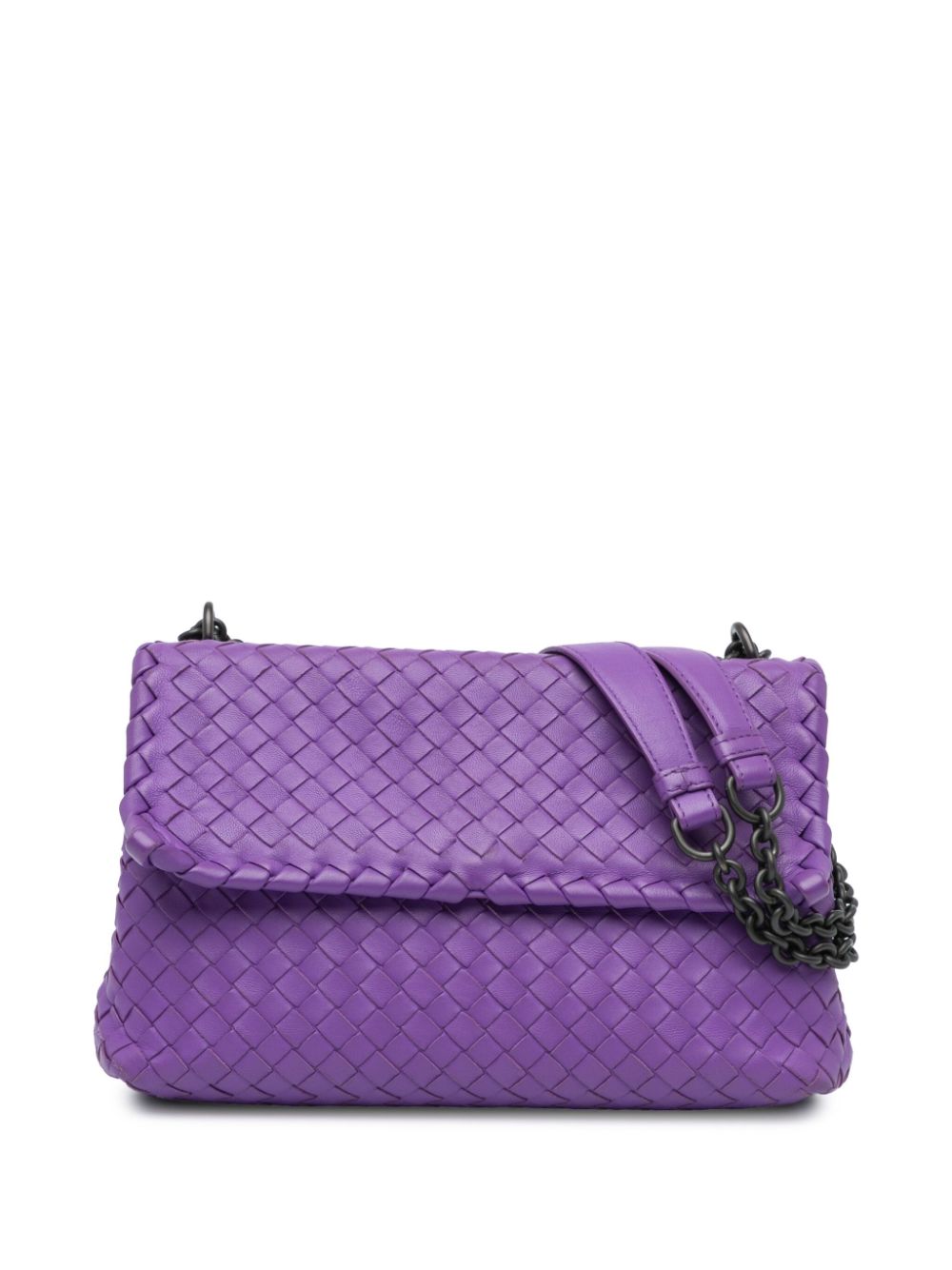 Bottega Veneta Pre-Owned 2012-2023 Small Intrecciato Olimpia shoulder bag - Purple