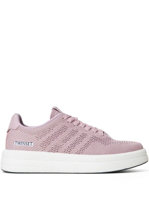 TWINSET logo-appliqué sneakers