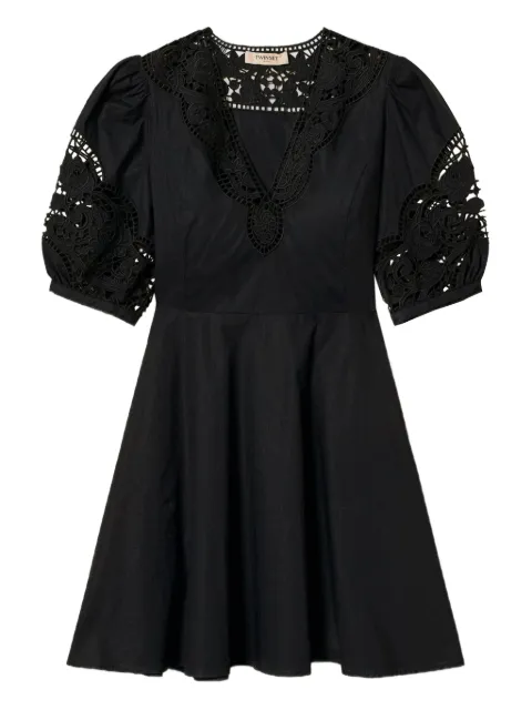 TWINSET lace detailing mini dress