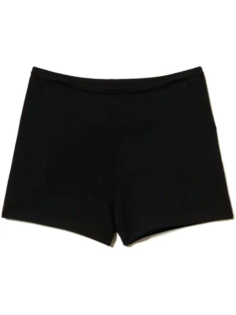 TWINSET fitted fine-knit shorts
