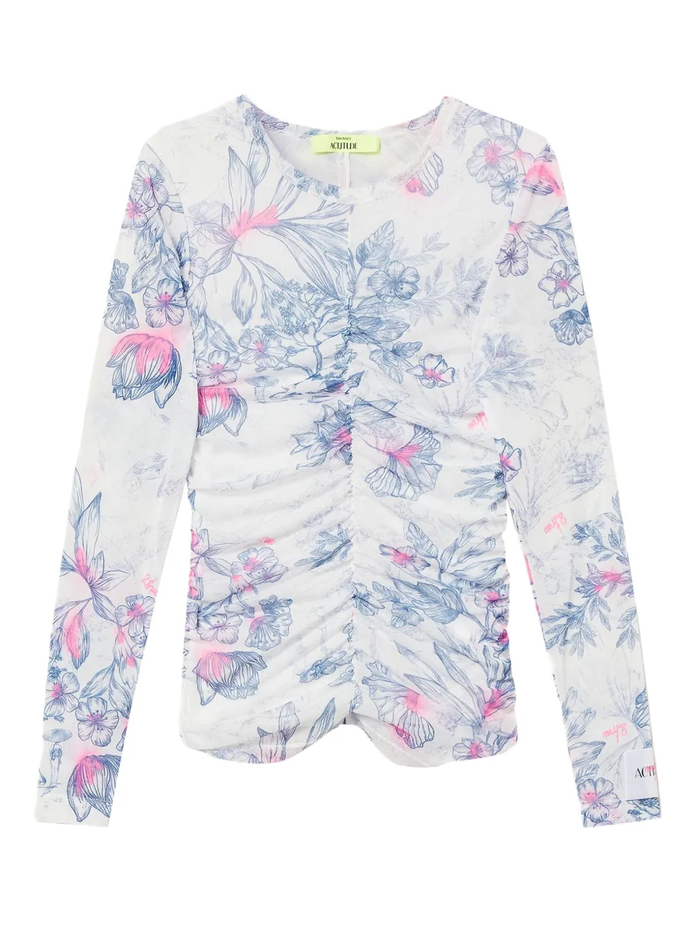 TWINSET all-over print top | Neutrals | Image 1