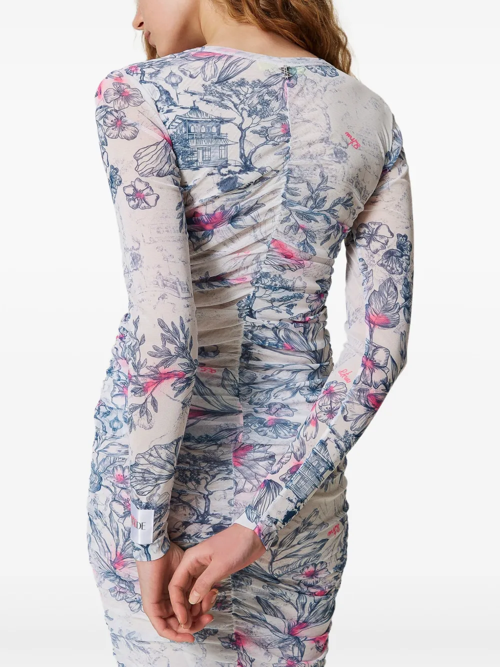 TWINSET Top met print Beige