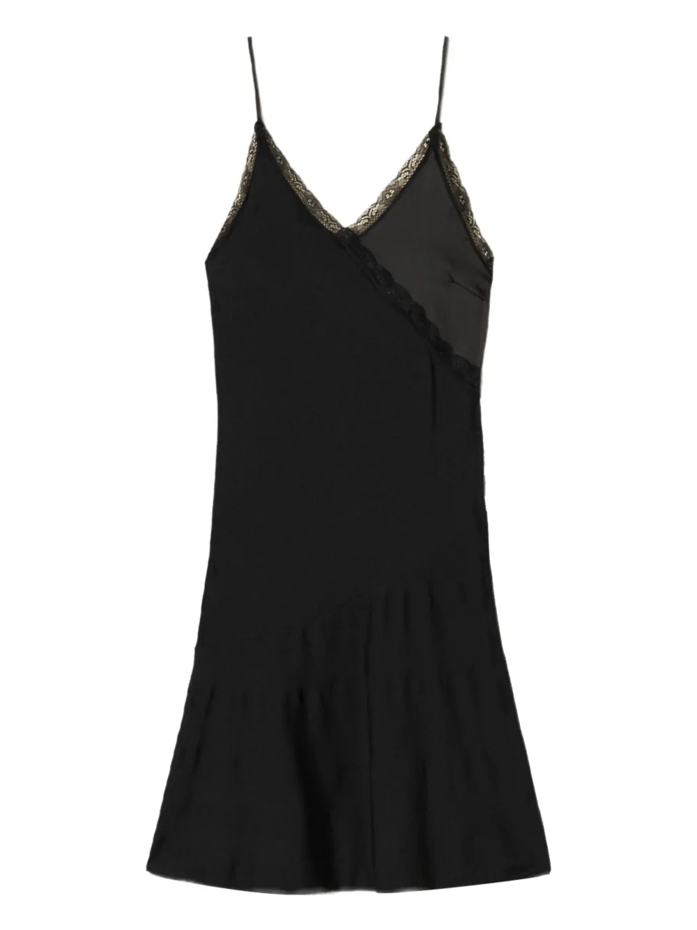 TWINSET Jurk met kanten afwerking Zwart