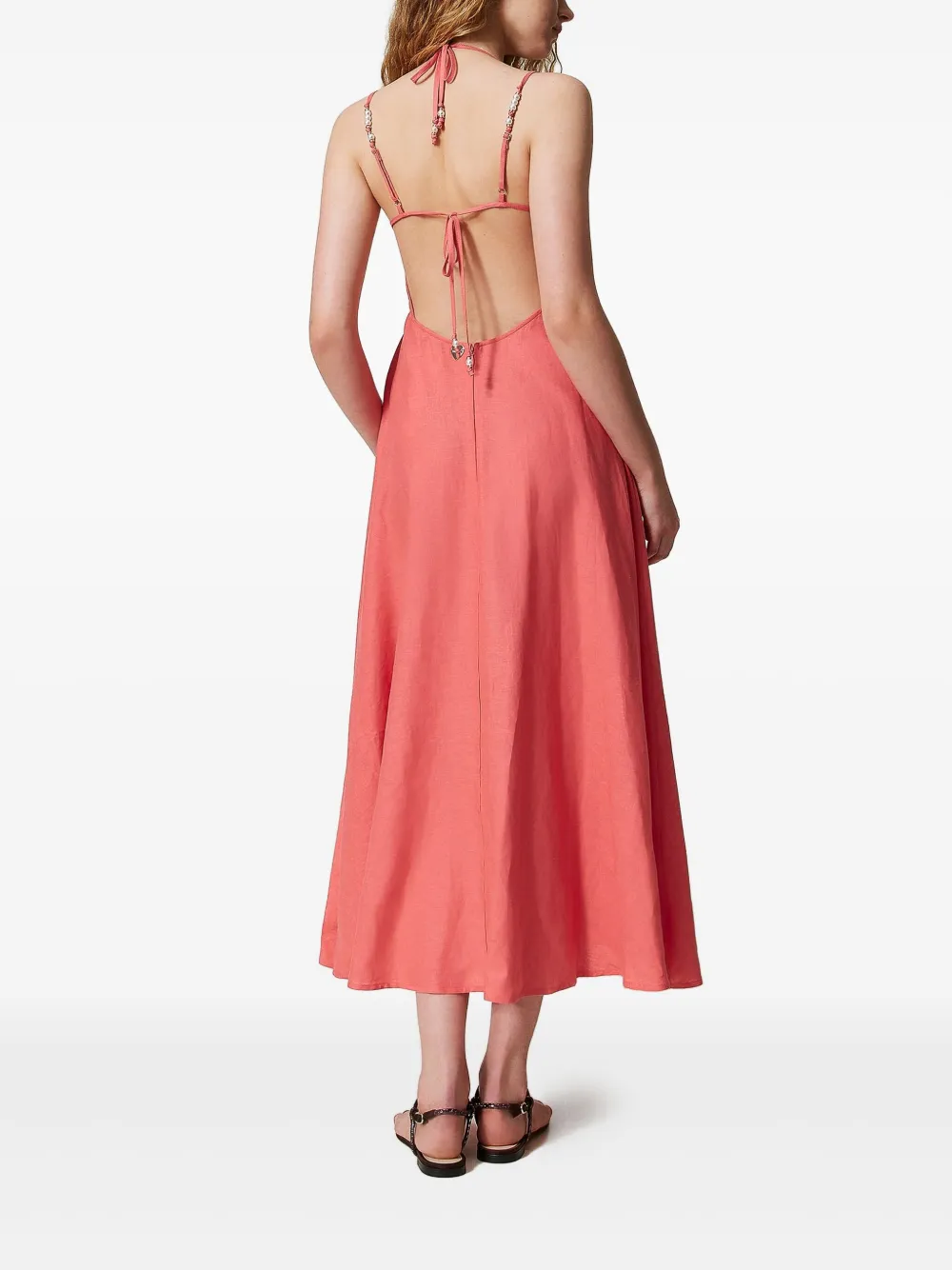 TWINSET Maxi-jurk met spaghettibandjes Roze