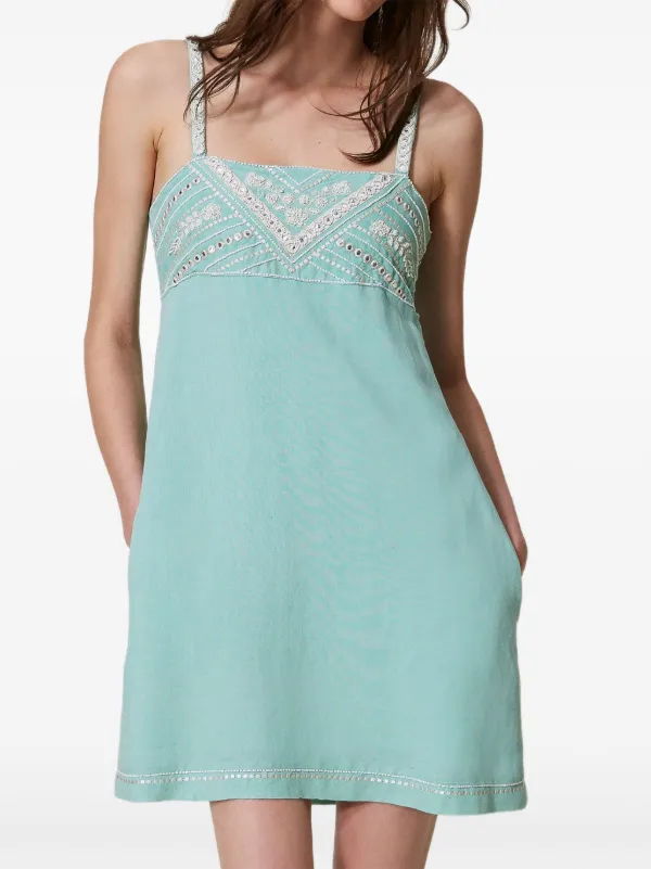 embroidered cami dress Adrianna Papell Mock Neck Ruched Maxi Dress