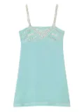 TWINSET embroidered cami dress - Green