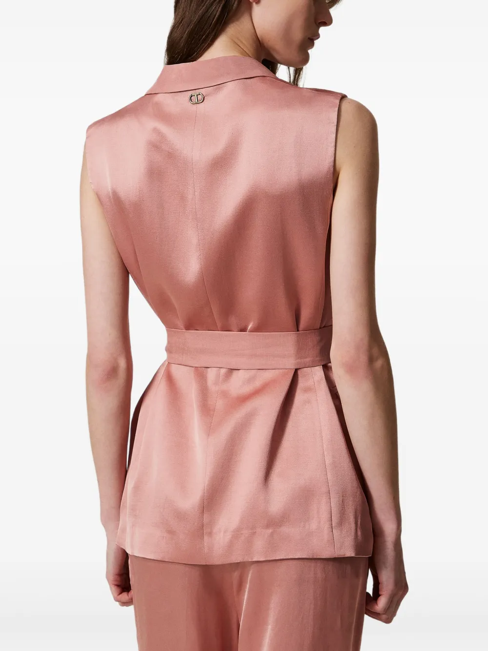TWINSET Blazer met ceintuur Roze