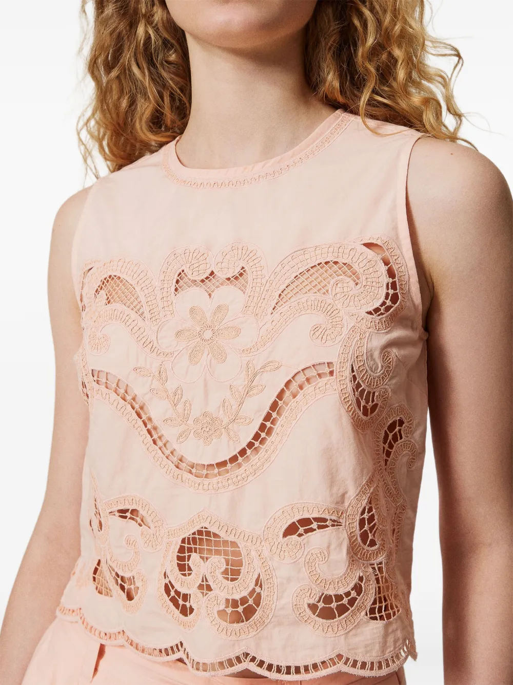 TWINSET Mouwloze top Roze