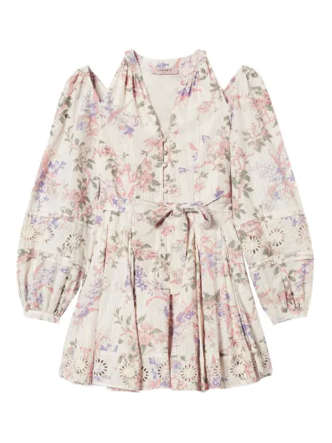 TWINSET vestido con estampado floral