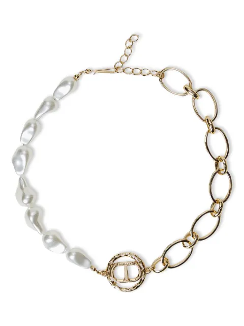 TWINSET logo-pendant necklace 