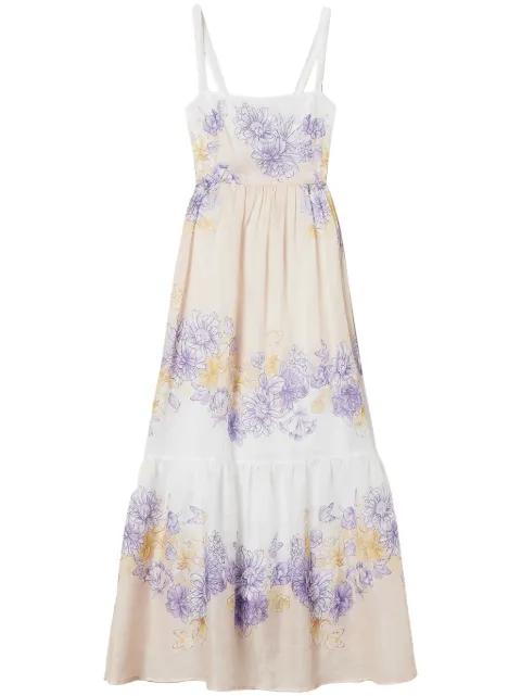 TWINSET vestido con estampado floral