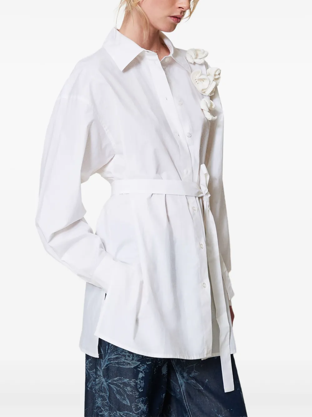 TWINSET Katoenen blouse Wit