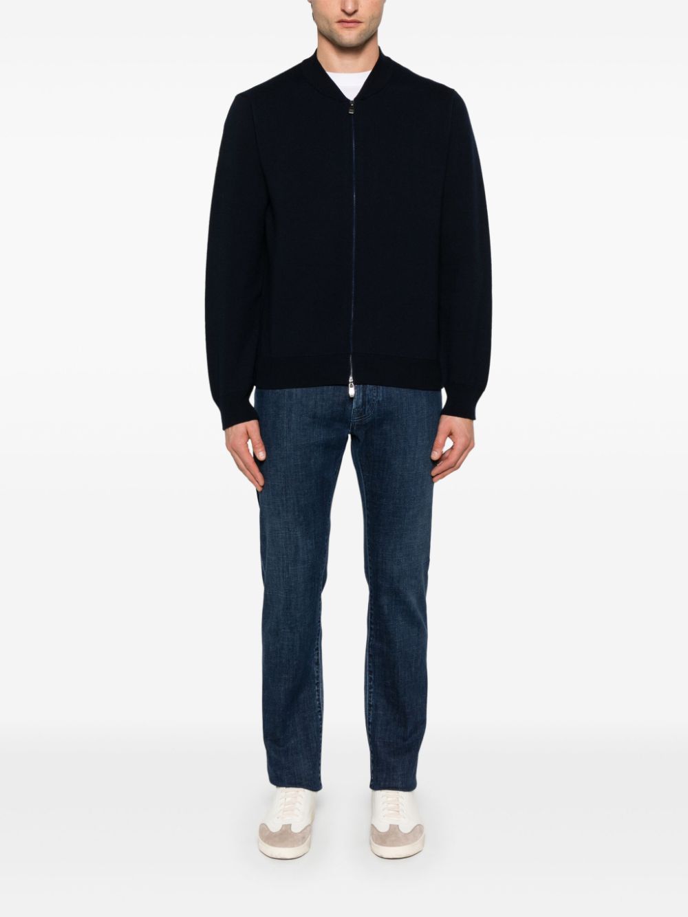 Corneliani wool cardigan - Blauw