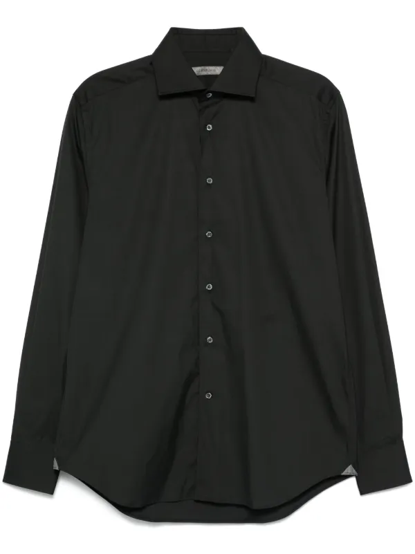 Corneliani クラシックカラー シャツ | ブラック | FARFETCH JP