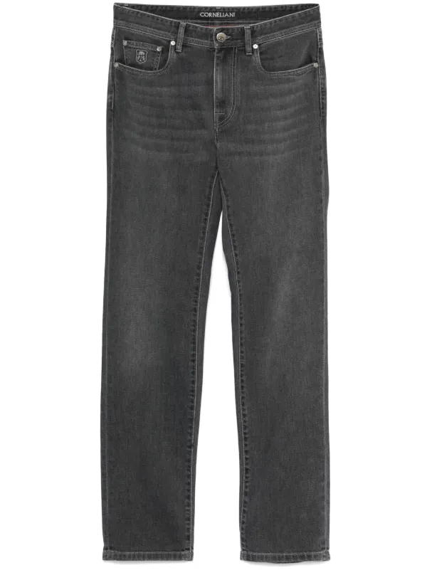 Corneliani Tapered Jeans in Grey