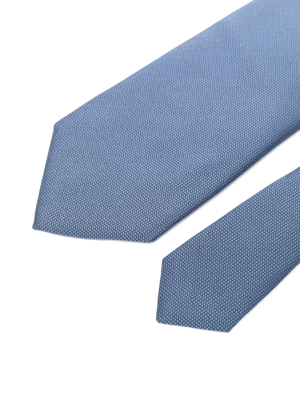 Corneliani Zijden stropdas - Blauw