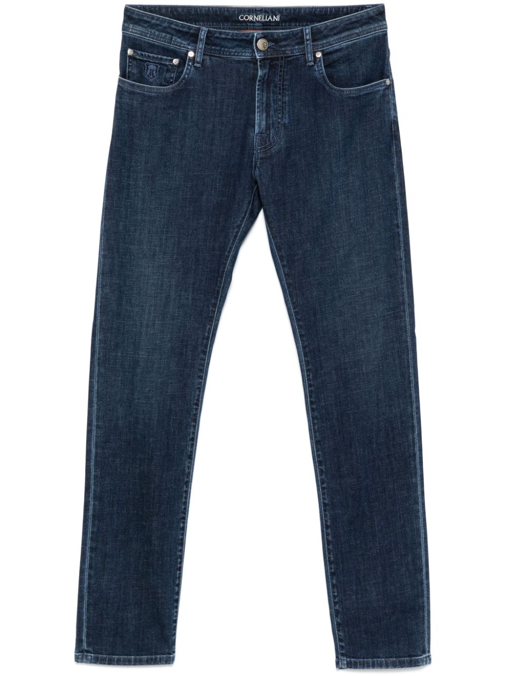 slim-cut jeans