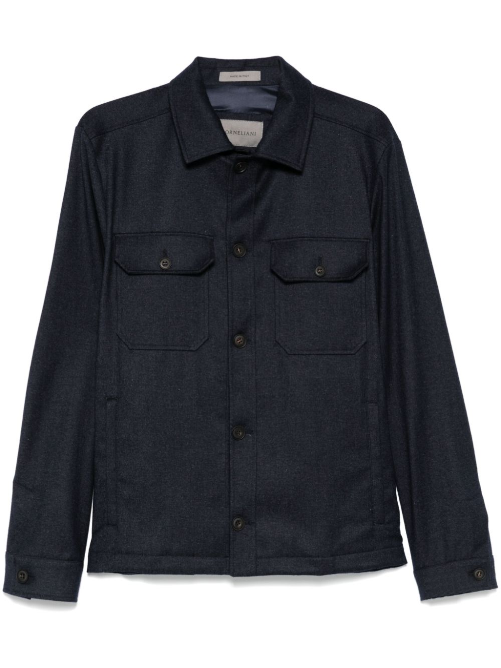 twill shirt jacket