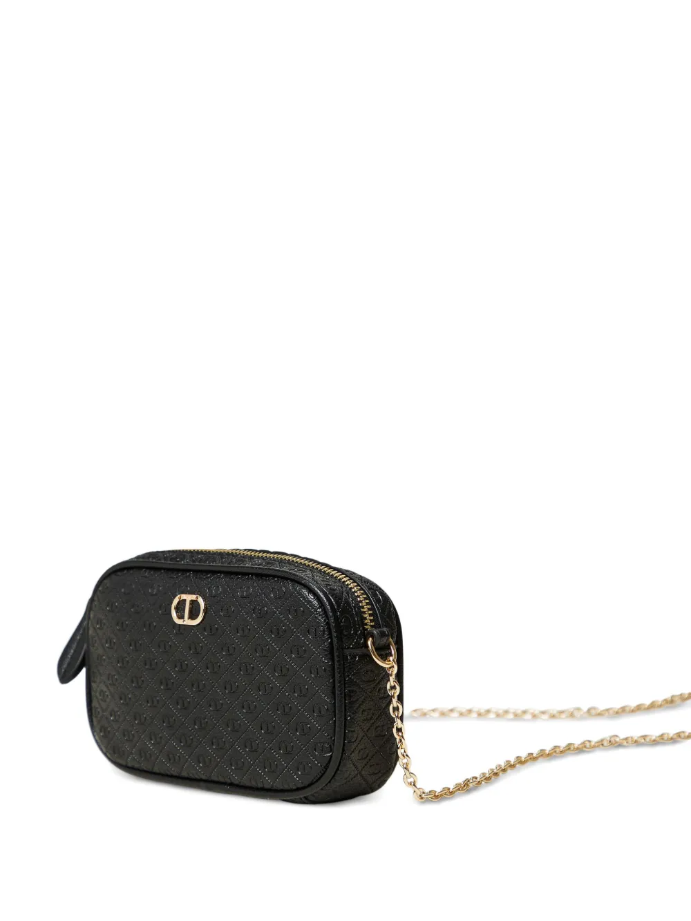 TWINSET LOGO-PLAQUE CROSSBODY BAG