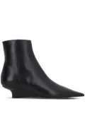 TOTEME 40mm Sharp boots - Black