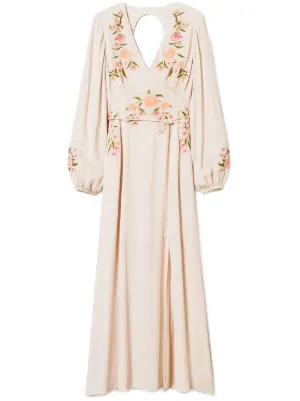 Reformation Winslow Draped Wrap Dress | White | FARFETCH CA