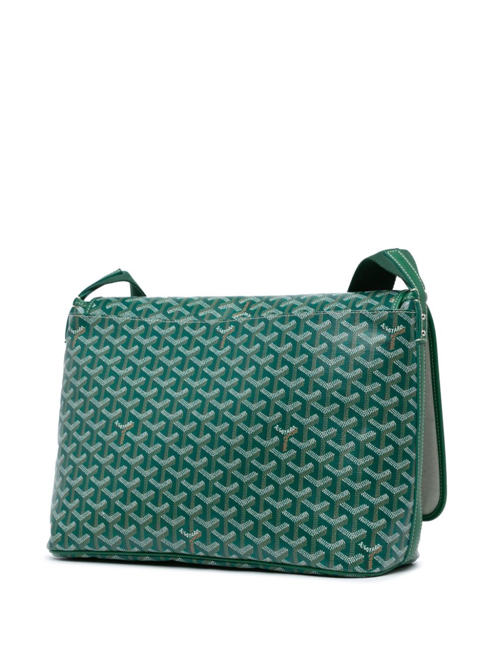 Goyard Pre Owned 2023 Goyardine Capetien MM Messenger Crossbody Bag Green FARFETCH