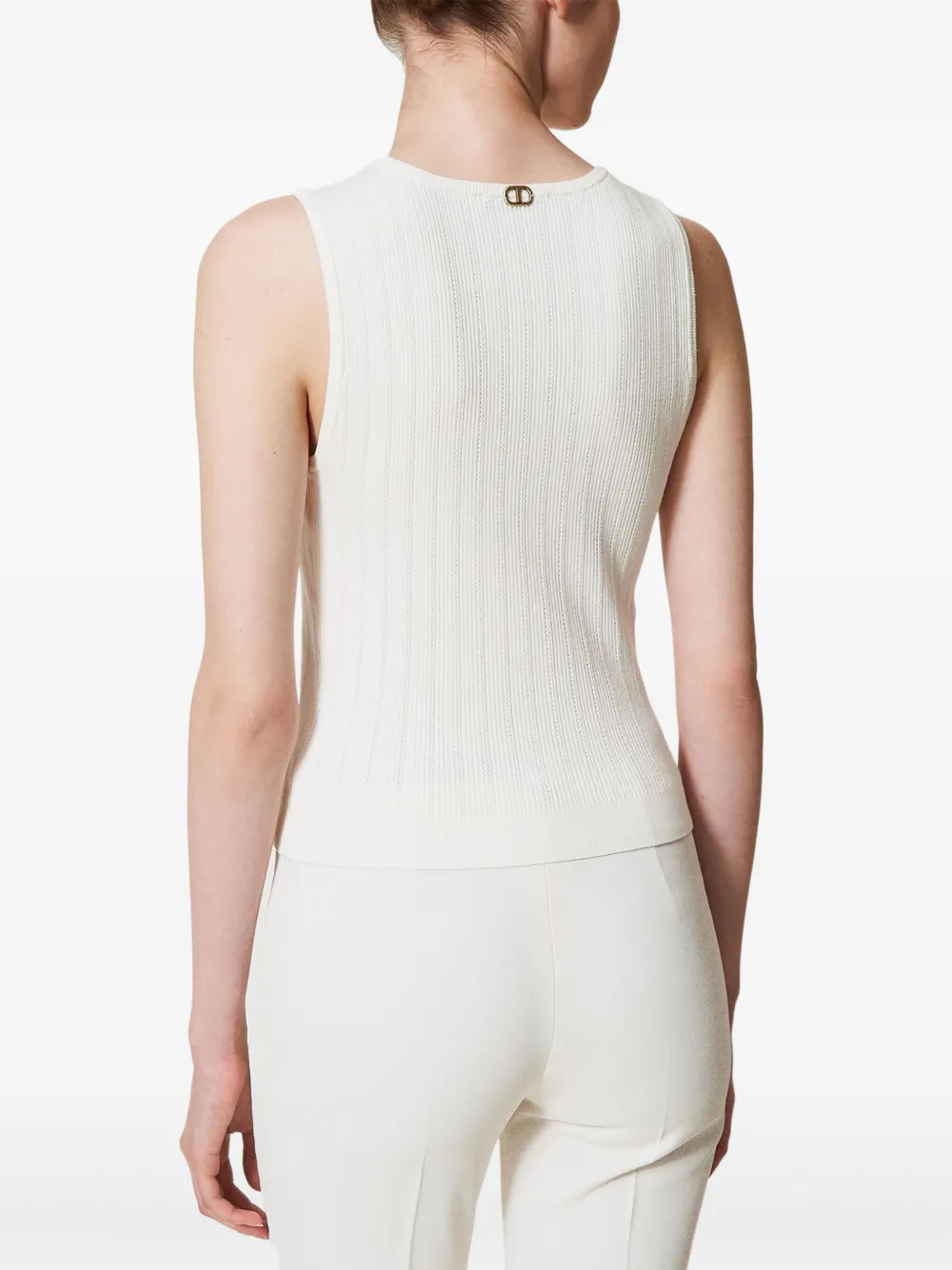 TWINSET Gebreide top Wit