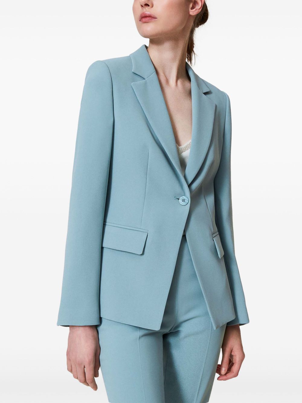 TWINSET crêpe blazer - Blauw