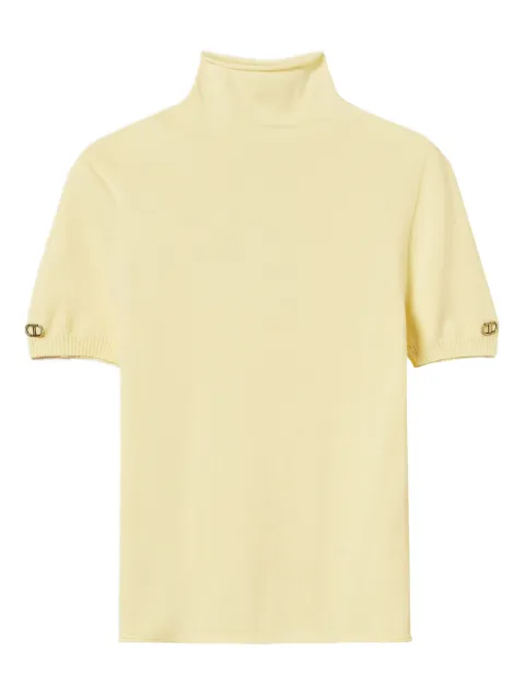 TWINSET mock-neck short-sleeve top