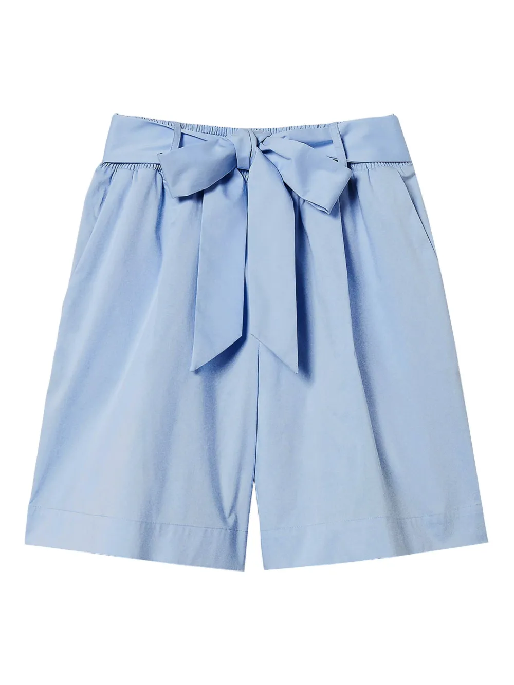 TWINSET Shorts met plooidetail Blauw