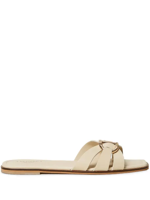 TWINSET logo-buckle slides