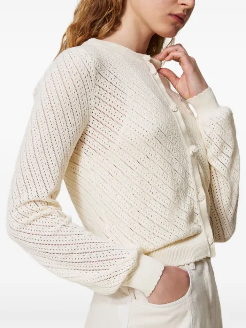 TWINSET pointelle-knit cardigan